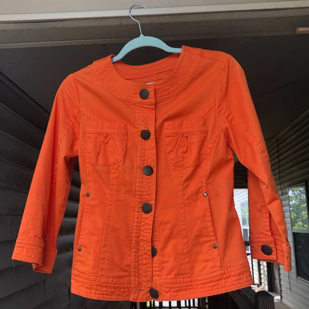 Orange Jean Jacket